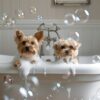 Mr Canis MINI Mydło w kostce dla pieska Bark Beauty delikatne len i drzewo różane 10g - obrazek 4