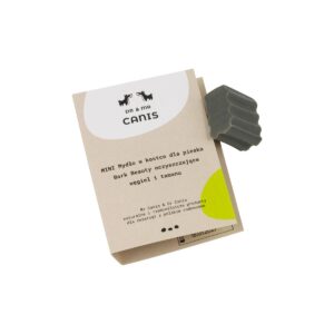 Mr Canis MINI Mydło w kostce dla pieska Bark Beauty oczyszczające węgiel i tamanu 10g