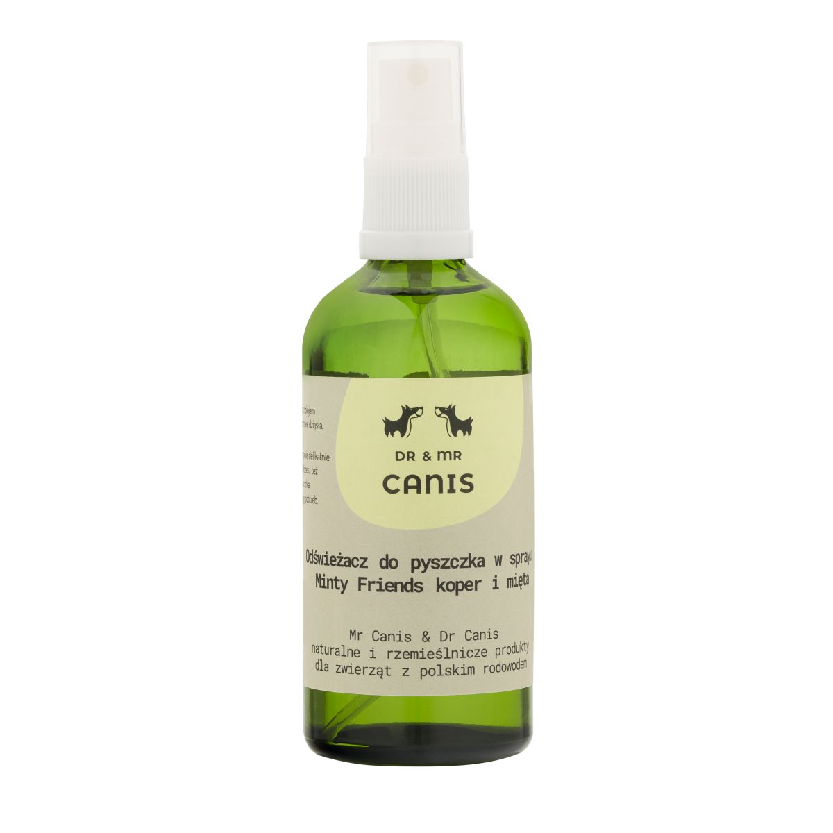 Mr Canis Odświeżacz do pyszczka w sprayu Minty Friends  koper i mięta 100ml
