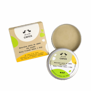 Mr Canis Naturalna Pasta do Zębów dla pieska Minty Friends Kokos i Algi 50ml